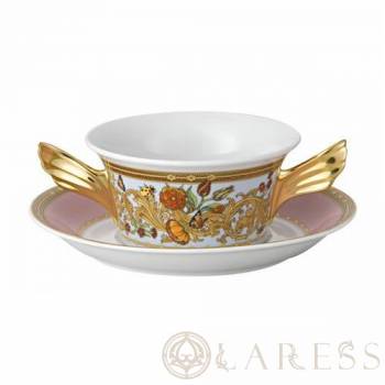 Чаша для супа с блюдцем Le Jardin De VERSACE 3831