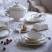 Set of 4 Gien Filet Bleu soup plates, 22.5cm (14931)
