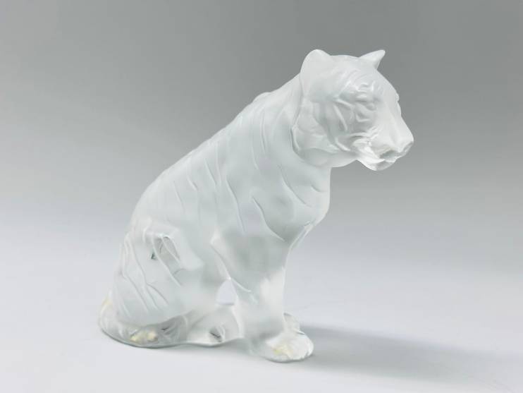 Статуэтка Lalique Тигр прозрачный 13,5 см (5531)