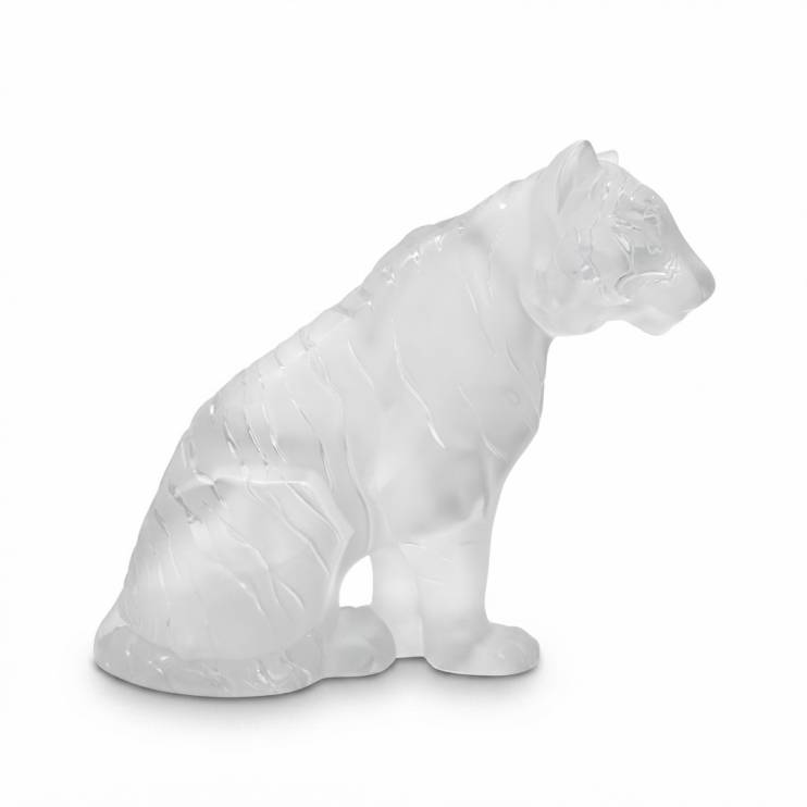 Статуэтка Lalique Тигр прозрачный 13,5 см (5531)