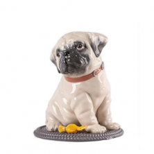 Статуэтка Lladro Щенок мопс 23см (13332)