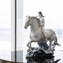 Статуэтка Lladro Галопом по морю 36х48см (13033)