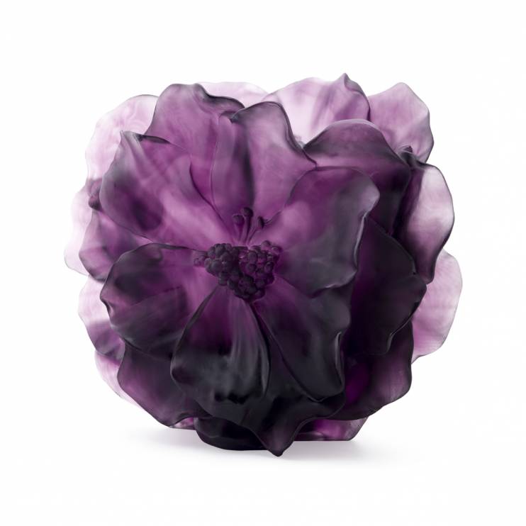 Ваза Daum Camelia Violet фиолетовая 34см (7133)