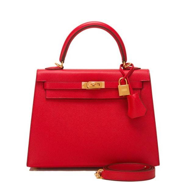 Сумка Hermes Kelly 25 Rouge Casaque (9633)