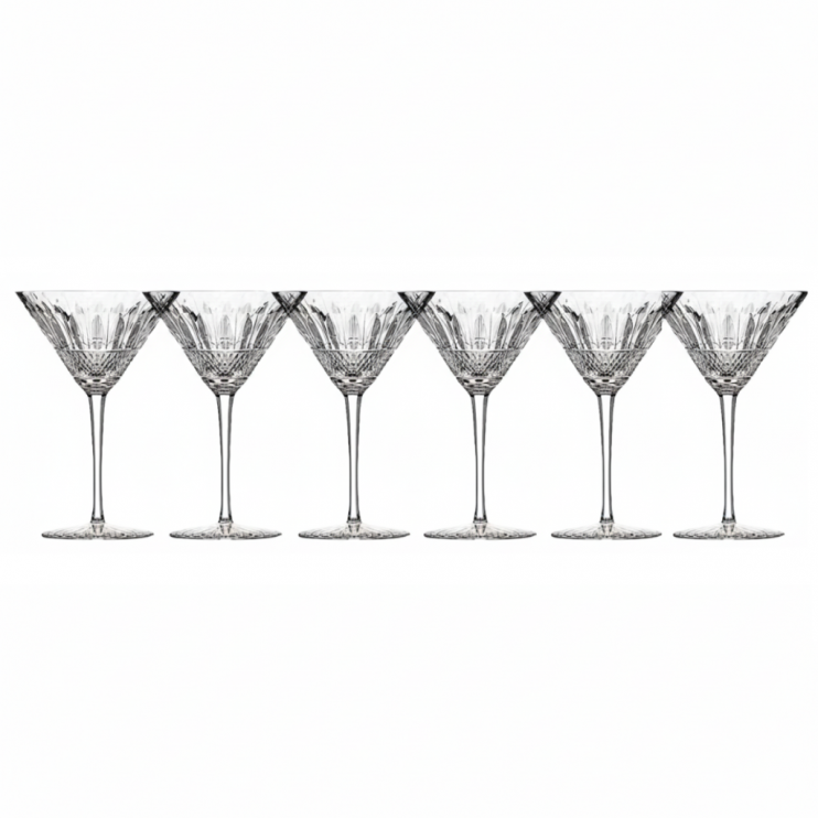 Set of 6 St. Louis Tommy cocktail glasses, 220ml (9134)