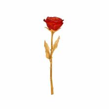 Статуэтка Роза Daum Rose Eternelle  27 см цвет красный, золотой (7335)