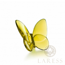 Статуэтка Baccarat Бабочка Lucky, желтая 6.5см (8235)