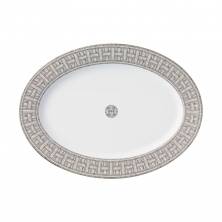 Блюдо овальное HERMES Mosaique au  Platinum 37см (5736)
