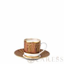 Чашка кофейная с блюдцем Bernardaud Eventail 80 мл (9338)