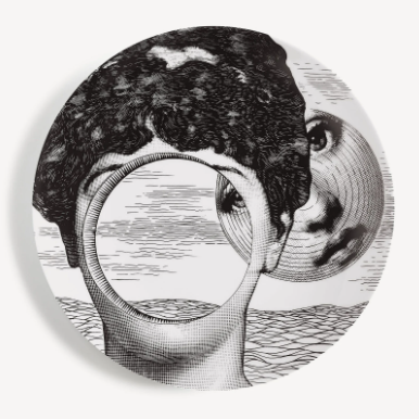 Декоративная тарелка Fornasetti Tema e Variazioni Surrealism 26см (13640)