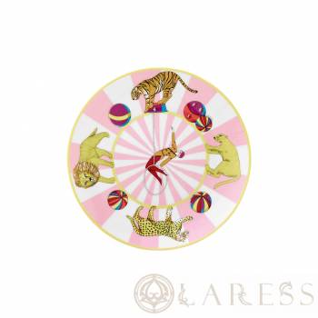 Десертная тарелка Hermes Circus pink 5940