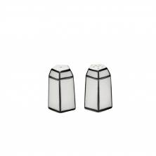 Солонка и перечница Serax Black Carte Blanche 4*5,8 см (16740)