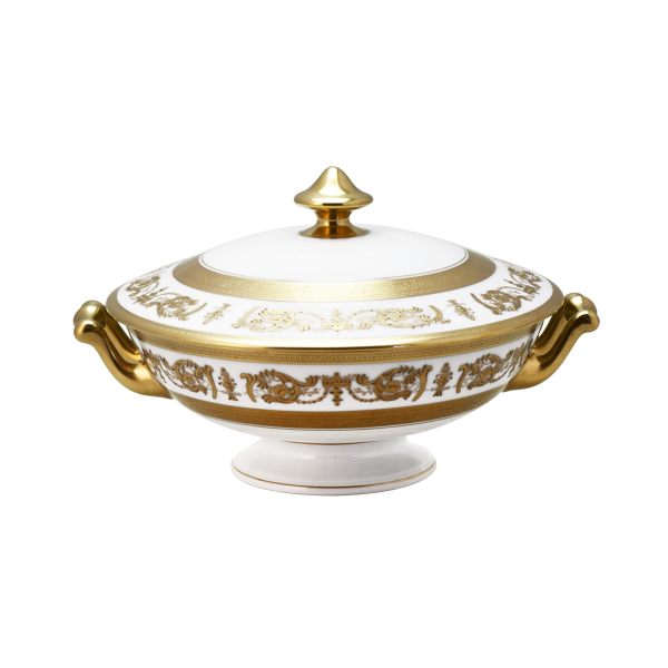 Рагушница с крышкой Haviland Impérator White, 25×16 см (11241)