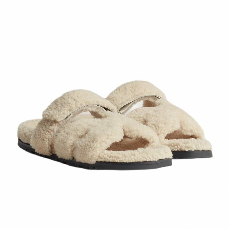 Мужские сандали Hermes Chypre sandal бежевые (9241)