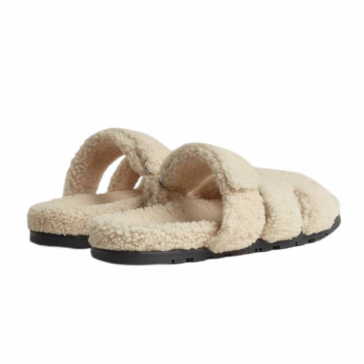 Мужские сандали Hermes Chypre sandal бежевые (9241)