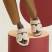 Мужские сандали Hermes Chypre sandal бежевые (9241)
