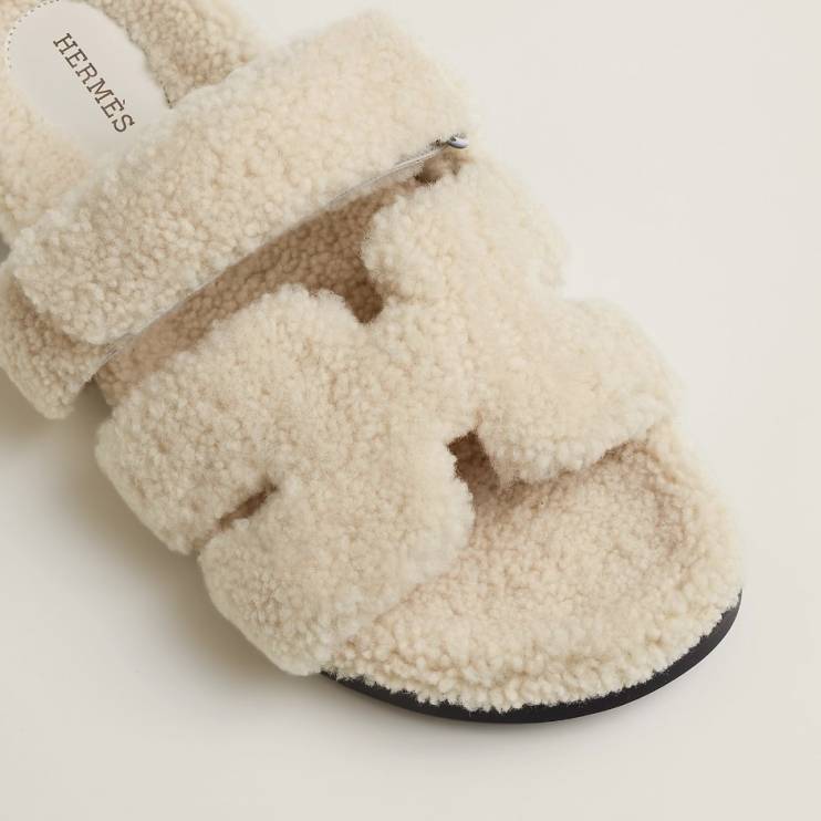 Мужские сандали Hermes Chypre sandal бежевые (9241)