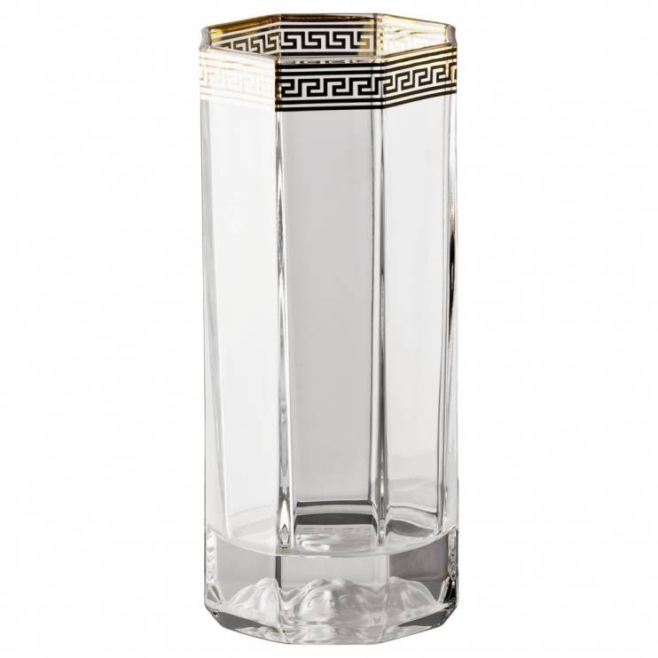 Набор из 2-х стаканов Longdrink Versace Medusa Lumiere Gold, 250мл (7643)