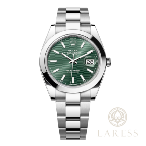 Часы Rolex Datejust Oyster, сталь Oystersteel и белое золото, 41 мм (8343)