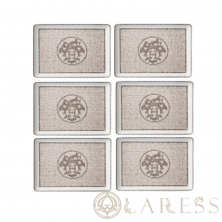 Сет из 6 тарелок Hermes Mosaique au Platinum 16х12см (9043)