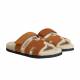 Мужские сандали Hermes Chypre sandal терракот (9243)