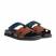 Мужские сандали Hermes Chypre sandal коричнево-синие (9244)