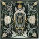 Платок шелковый Hermes Carre 90 Stаtely Wheеls 90*90см (13947)