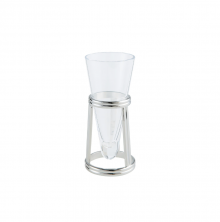 Ercuis vodka glass, silver-plated (15748)