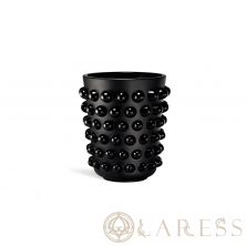 Подсвечник Lalique Mossi 7 см, черный (6548)