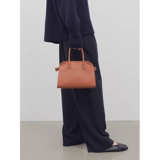 Сумка The Row Soft Margaux 10 Sac en Cuir 25,4 х 17,8 х 19 см (10749)