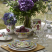 Set of 4 Gien Millefleurs dinner plates, 27cm (14949)