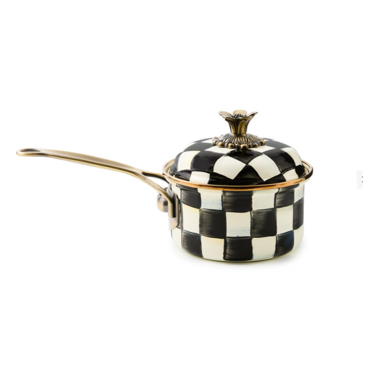 Кастрюля-ковш MacKenzie-Childs Courtly Check, 1л (16649)