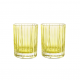 Набор из 2-х стаканов Baccarat Harmonie Colors of Joy, 10см (13850) пастельно-желтые
