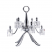 Baccarat Zenith Nomade chandelier with 8 lamps (16851)