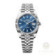Часы Rolex Oyster Perpetual Datejust, сталь Oystersteel, белое золото, 41 мм (8351)