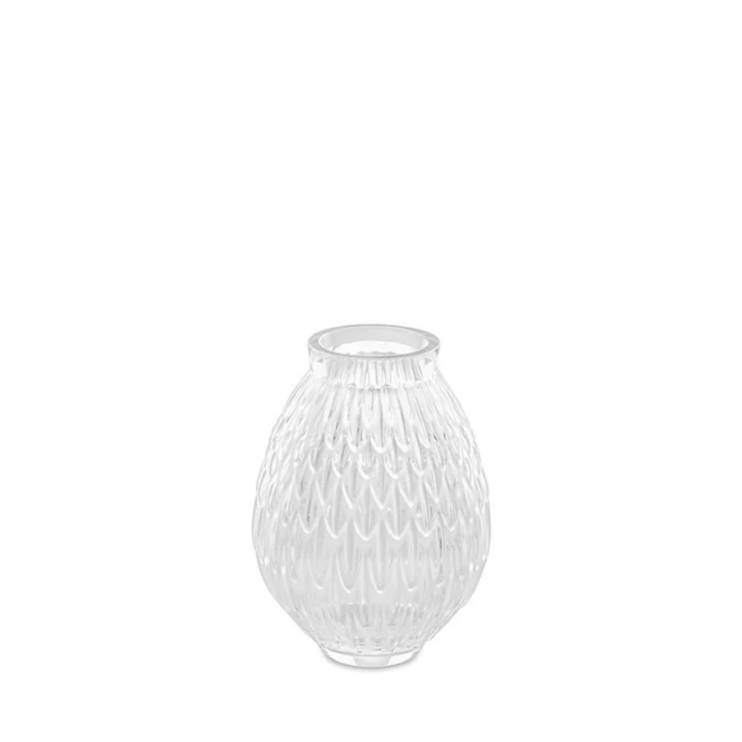Ваза Lalique Plumes 14,7*11 см прозрачная (10152)