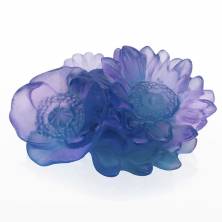 Статуэтка цветок Daum Sweet Garden 11,5см цвет синий