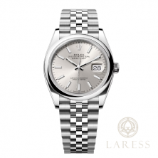 Часы Rolex Datejust Perpetual, cталь Oystersteel, серебристый, 36 мм (8352)