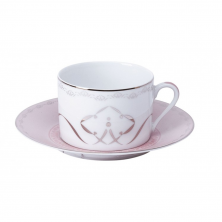Чайная чашка и блюдце Deshoulieres MARGOT ROSE 4353