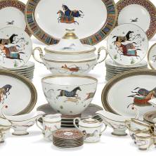 Набор столовой и чайной посуды HERMES Cheval d'Orient 6253