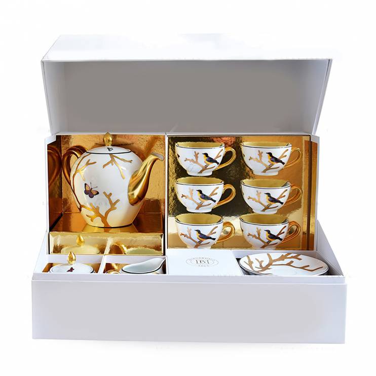 Чайный сервиз Bernardaud Aux Oiseaux на 6 персон (5254)