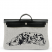 Hermes Herbag Zip Cabine 50 Dalmatian Bag (16654)