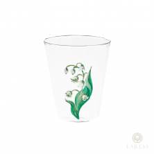 Стеклянный стакан Christian Dior New Lily of the Valley, 10x8.5 см (7955)