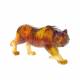 Скульптура тигр Daum Amber Tiger 40х18 см (10756)