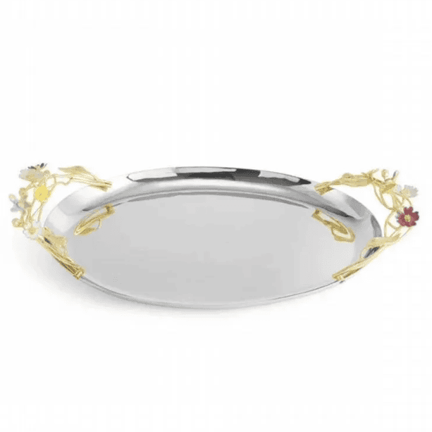 Oval tray Michael Aram Wildflowers, 50x32cm (15856)