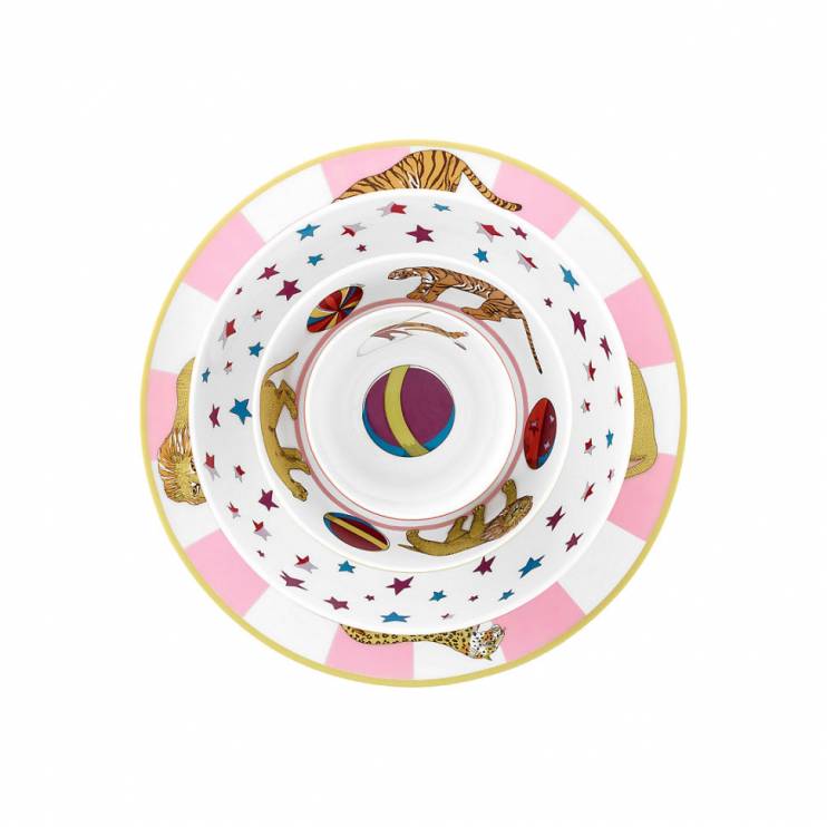 Набор из 4-х предметов Hermes Circus pink 5956