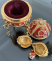 Шкатулка декоративная яйцо Faberge, Бутон розы (8156)