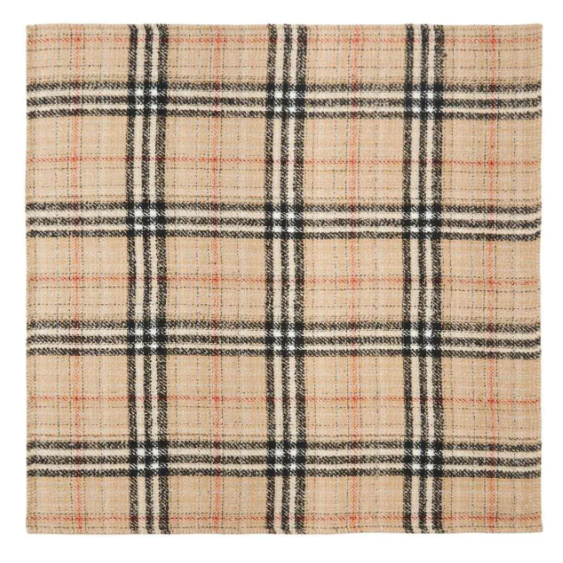 Плед Burberry, 134х134см (15257)