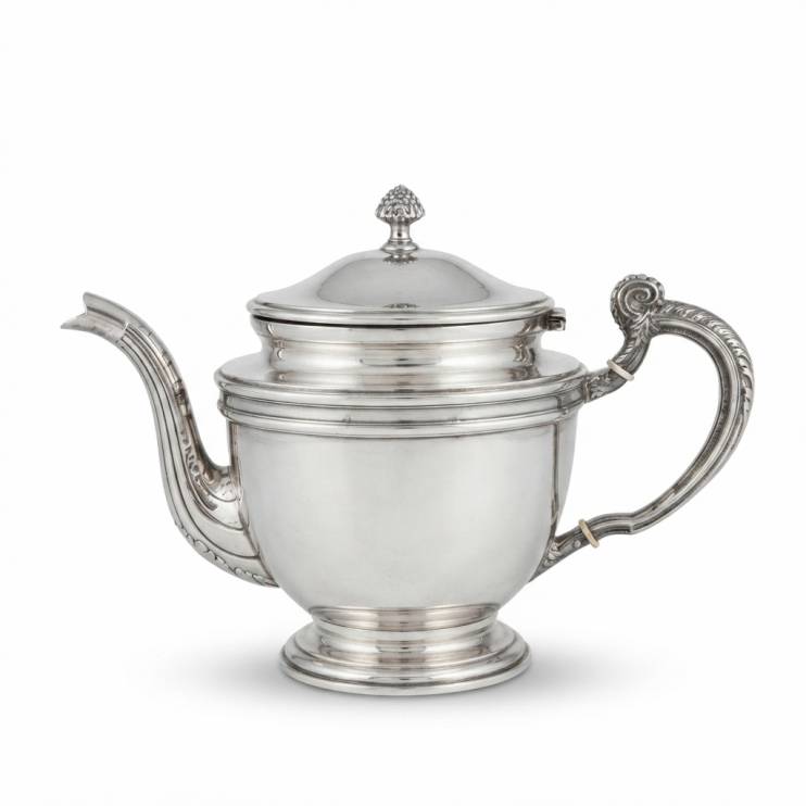 Чайник Ercuis 18 см посеребрение (15358) винтаж