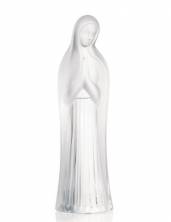 Хрустальная скульптура Дева Мария Lalique Virgin Mary With Hands Together Sculpture 5658